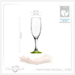 Sektgläser Bunt Aus Glas 150ml (max.190ml) Set 6-Teilig Champagnergläser Prosecco Gläser -Küchenutensilien Laden 6e4b0a9fb0fb88fdcd936d155d5561e9