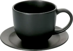 18-tlg. Kaffee-Service Lampart Nero 6 Personen I Tasse + Untertasse + Teller -Küchenutensilien Laden 6e7642ec24e490afca22bdcb159badcd