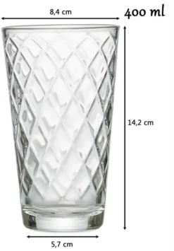 Ritzenhoff & Breker Longdrinkgläser Wela Transparent 400 Ml - 6 Stück -Küchenutensilien Laden 6e869b6353281af4ae70589d1767d802