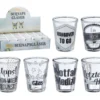 Schnapsgläser Shooter Stamper Partygläser 40 Ml / 4 Cl Mit Lustigen Sprüchen 24 Stück 6-fach Sortiert -Küchenutensilien Laden 6ed96f9535dcbbcbd4a3d22d626706d3