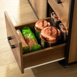 SoBuy KNL02-PF Design Küchenwagen Mit Arbeitsplatte Kücheninsel Küchenschrank Sideboard Auf Rollen Küchentrolley Vintage BHT Ca.: 113x106x69cm 17 SoBuy KNL02-PF Design Küchenwagen Mit Arbeitsplatte Kücheninsel Küchenschrank Sideboard Auf Rollen Küchentrolley Vintage BHT Ca.: 113x106x69cm -Küchenutensilien Laden 71d29e413624049397d3c606de8291fd