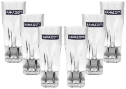 Ramazzotti Rastal Glas Gläserset - 6x Gläser 2/4cl Geeicht