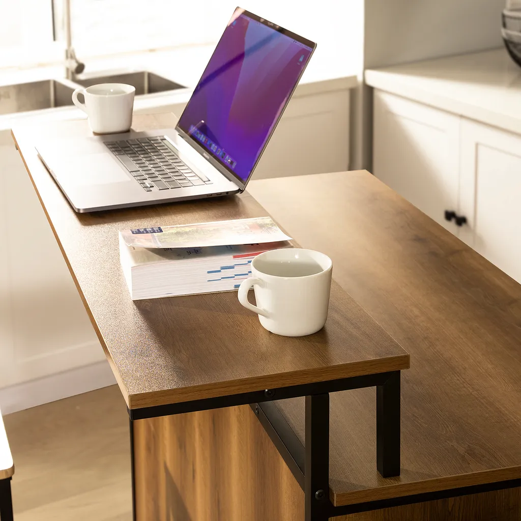 SoBuy KNL02-PF Design Küchenwagen Mit Arbeitsplatte Kücheninsel Küchenschrank Sideboard Auf Rollen Küchentrolley Vintage BHT Ca.: 113x106x69cm 8 SoBuy KNL02-PF Design Küchenwagen Mit Arbeitsplatte Kücheninsel Küchenschrank Sideboard Auf Rollen Küchentrolley Vintage BHT Ca.: 113x106x69cm – Bild 6