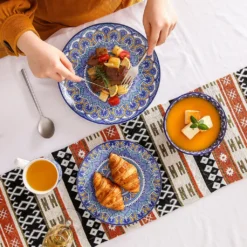 Vancasso Tafelservice Porzellan, Mandala 16 Teiliges Essgeschirr Kombiservice, Handbemaltes Geschirrset Für 4 Personen, Böhmischer Stil 18 Vancasso Tafelservice Porzellan, Mandala 16 Teiliges Essgeschirr Kombiservice, Handbemaltes Geschirrset Für 4 Personen, Böhmischer Stil -Küchenutensilien Laden 754df4060bca7c436160a9519c900fd1