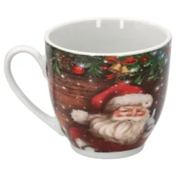 18tlg Kaffeeservice Santa 6 Personen Weihnachtsdekor Advent Weihnachtsmann Porzellan -Küchenutensilien Laden 7569dcc5e5ce597d77e9be7aa4bea5fd