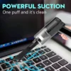 Tastaturreiniger, Leistungsstarker Wiederaufladbarer Mini-Staubsauger, Kabellos, Tragbares Staubsauger-Werkzeug Zur Reinigung Von Staub, Haaren, Krümeln, Schrotten Für Laptop, Klavier, Computer, Auto, Make-up-Tasche, Haustierhaus,Black -Küchenutensilien Laden 767ef35c6db8ee56e3c97bd66d2e1899