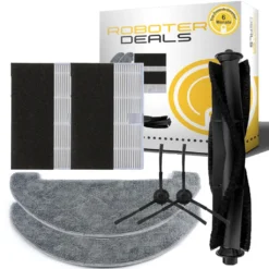 Zubehör Set, Ersatzteile Für Horniture Q6 (2x Seitenbürste, 1x Hauptbürste, 2x Filter, 2x Pad)