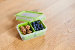 Emsa Snackbox CLIP & GO 0,55 Liter Transparent / Grün -Küchenutensilien Laden 7b7269761067477322163e91192a151e