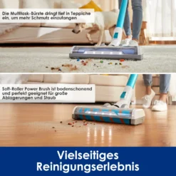 Tineco A11 Master 2 In 1 Akkustaubsauger Mit Zwei Akkus, Schnurloser Handstaubsauger Mit 22KPa Starker Saugleistung -Küchenutensilien Laden 7de7efb871d4fa7939004cb8ebdd20de