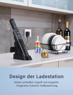 DAYNEE® Handstaubsauger Akku, Kabellos, Beutellos, Akkusauger,Auto Staubsauger,Handsauger, 16000Pa Akku Staubsauger Mit Ladestation, Bis Zu 25 Minuten Laufzeit, Inkl. 3 Waschbarer HEPA-Filter Für Auto, Tierhaare, Zuhause, Küche 14 DAYNEE® Handstaubsauger Akku, Kabellos, Beutellos, Akkusauger,Auto Staubsauger,Handsauger, 16000Pa Akku Staubsauger Mit Ladestation, Bis Zu 25 Minuten Laufzeit, Inkl. 3 Waschbarer HEPA-Filter Für Auto, Tierhaare, Zuhause, Küche -Küchenutensilien Laden 7e12e8827adb2931378fce1fbe885803