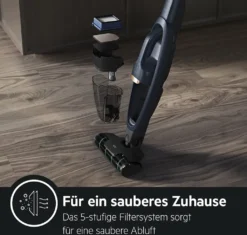 AEG QX7-1-P5IB 2in1 Akku-Staubsauger (Schlanke Bauform, Power-Softrolle, Besonders Effektiv Auf Hartböden, Bis Zu 50 Min Laufzeit, 21,6 Volt, Inkl. Zubehör -Küchenutensilien Laden 7f4db78010b642b718c18f25a347ddbc