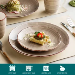 Vancasso Bella Steinzeug Kombiservice, 16 Teilig Geschirrset Für 4 Personen, Mit Je 4 Dessertteller, Speiseteller, Müslischalen, Kaffeebecher, Schokolade 11 Vancasso Bella Steinzeug Kombiservice, 16 Teilig Geschirrset Für 4 Personen, Mit Je 4 Dessertteller, Speiseteller, Müslischalen, Kaffeebecher, Schokolade -Küchenutensilien Laden 80d10c1ee5551ba90a3b70b266f2c455