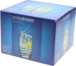 Sodastream Trinkglas 4er-Pack, Passend Zu Sodastream-Glaskaraffen -Küchenutensilien Laden 818dcb4b187e25bbbe0443e5f87b8a73