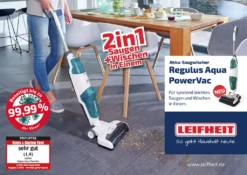 Leifheit Set Akku-Saugwischer Regulus Aqua PowerVac Inkl. Zwei Extra Reinigungswalzen 38 Leifheit Set Akku-Saugwischer Regulus Aqua PowerVac Inkl. Zwei Extra Reinigungswalzen -Küchenutensilien Laden 829e3427a536d04b2f4ff29ed8349e95