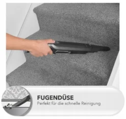 Beldray BEL0944-VDE Revo Leichter Akku-Handstaubsauger 11.1 V Grau/Silber Kabellos 100ml -Küchenutensilien Laden 840e8fb06aed4e835c25a14cdebb230a