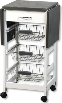 Kesper Küchenwagen Mit Ausklappbaren Seitenflächen -Küchenutensilien Laden 8440be4ccb6b7322958557dc1ecfd8e8