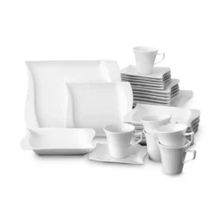 Kombiservice 30-tlg. Harmony, Eckig Mit Geschwungener Kante 19 Kombiservice 30-tlg. Harmony, Eckig Mit Geschwungener Kante -Küchenutensilien Laden 859890ae151140ae9d2a538e0609257e