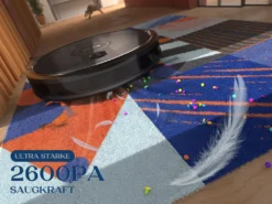 KYVOL E25 Staubsauger Roboter 2600PA Mit Ladestation, WLAN Staubsauger Mit Präzise Kartentechnologie, Bis Zu 150Min Laufzeit -Küchenutensilien Laden 8606e2ab91c499f7499dc4e5ad5b0c9b