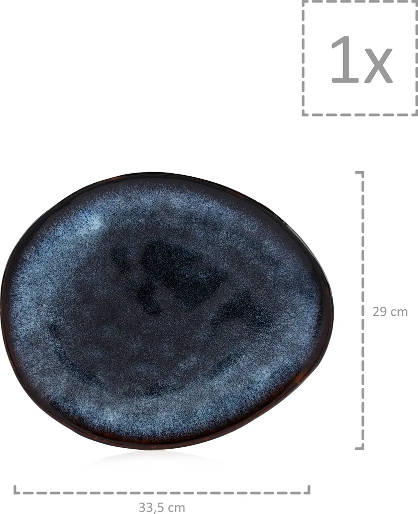 Sänger SÄNGER | Tafelservice Tokio Aus Steingut, 23-teiliges Geschirrset Für 4 Personen, Einzigartiges Design 10 Sänger SÄNGER | Tafelservice Tokio Aus Steingut, 23-teiliges Geschirrset Für 4 Personen, Einzigartiges Design – Bild 8