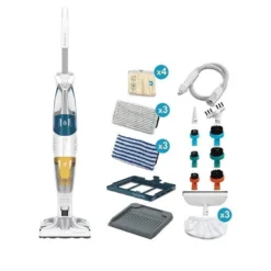 Rowenta RY8561WH Clean Steam Dampfreiniger/Stabstaubsauger 2-in-1, White, 6kg, 1700 W -Küchenutensilien Laden 877993e7b5f32d57010a495025c91d11