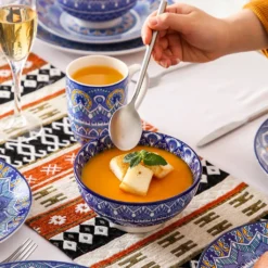 Vancasso Tafelservice Porzellan, Mandala 16 Teiliges Essgeschirr Kombiservice, Handbemaltes Geschirrset Für 4 Personen, Böhmischer Stil 16 Vancasso Tafelservice Porzellan, Mandala 16 Teiliges Essgeschirr Kombiservice, Handbemaltes Geschirrset Für 4 Personen, Böhmischer Stil -Küchenutensilien Laden 87bd3ebffc9bf0306576944893c6db28