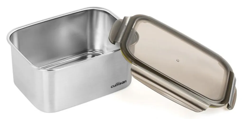 Cuitisan Signature NO.11, 4000ml, Eckige Edelstahl-Vorratsdose, Rostfrei 4 Cuitisan Signature NO.11, 4000ml, Eckige Edelstahl-Vorratsdose, Rostfrei – Bild 2