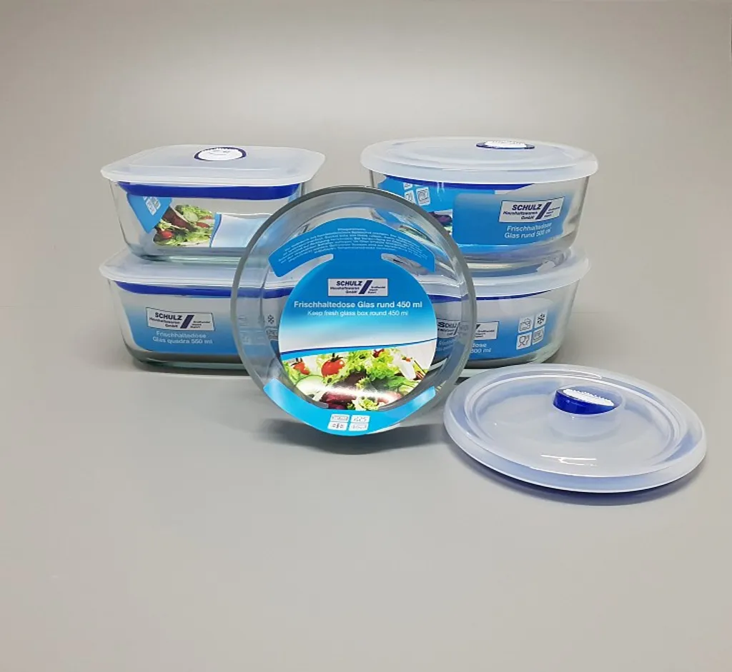 10 Tlg. Frischhaltedosen Aus Glas Mit Deckel, Gefrierdose, Vorratsdose 3 10 Tlg. Frischhaltedosen Aus Glas Mit Deckel, Gefrierdose, Vorratsdose
