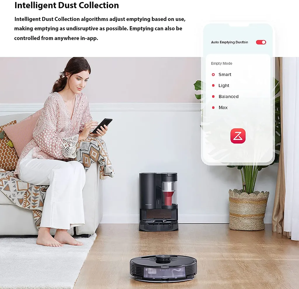 Roborock Auto Empty Dock For S7 ,S7 MaxV, Smart Bin Detection, HEPA Air Filter, Electrode Cleaning Brush (Schwarz) 7 Roborock Auto Empty Dock For S7 ,S7 MaxV, Smart Bin Detection, HEPA Air Filter, Electrode Cleaning Brush (Schwarz) – Bild 5