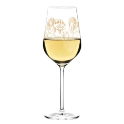 Ritzenhoff Wein-Ensemble Weißweinglas-Set Burkhard Neie, Dionysos & Ariadne / Zeus & Leto, Kristallglas, 364 Ml, 3410001 -Küchenutensilien Laden 8b5894971cedecf5197601bcbcbdce74