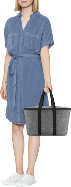 Reisenthel Coolerbag Twist Silver Kühltasche Faltbar 20 L - Twist Silver -Küchenutensilien Laden 8c0c33048b525442b36131924e87af49