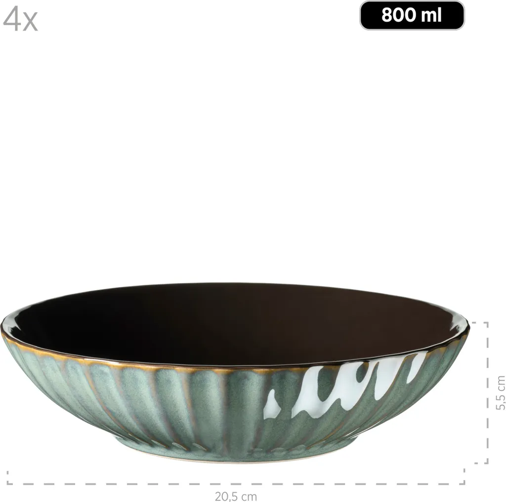 Kombiservice, Steinzeug Kombiservice, Steinzeug Confino Mäser 6 Kombiservice, Steinzeug Kombiservice, Steinzeug Confino Mäser – Bild 4