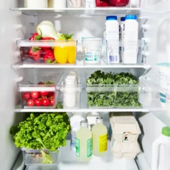 ROTHO SET Kühlschrankorg. PP 3 Tlg. MB LOFT, Farbe:Transparent -Küchenutensilien Laden 9104c7b1e9f814cd7cb4a8e6c6025089