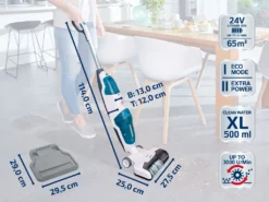 Leifheit Akku-Saugwischer Regulus Aqua PowerVac -Küchenutensilien Laden 926304657f2082bdd7636bad36c9aa85
