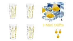 4er Set Collection Milk Latte Macchiato Kaffee Kaffeegläser Longdrink Gläser Glas Stapelbar