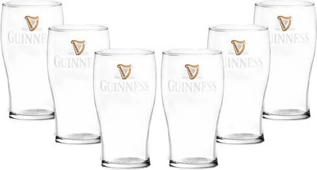 Guinness Gläser Set - 6X 0,3L 3 Guinness Gläser Set - 6X 0,3L