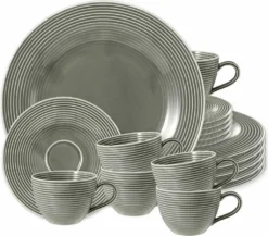 Seltmann Weiden Kaffeeservice Beat Grau Einfarbig/Relief Modern -Küchenutensilien Laden 94d6f7aeb3788cb2c21edda9b76e90b2