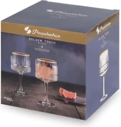 Pasabahce Pasabahace Elysia Golden Touch Kelchglas 4er Set Weingläser, Cocktails, 500 Ml -Küchenutensilien Laden 96c4f16f4d29a803e7b95b87303c3f2c