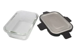 Steuber Glas Frischhaltedose 1500ml Mit Schwarzem Edelstahldeckel, Luftdichter Silikon-Klickdeckel, Backofengeeignet -Küchenutensilien Laden 96f9e8f04cb53be03d19cb496b394c4f