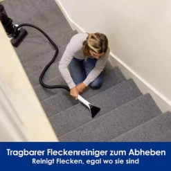 Tineco Carpet ONE Smart Polster- Und Teppichreinigungsgerät Mit Abnehmbarem Flecken-Reinigungsgerät, Schnelle Trocknung, 130AW Saugkraft, Tragbar, LED-Anzeige, -Küchenutensilien Laden 974b33421eaef77915ed80957f470862