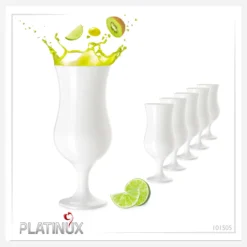 Weiße Cocktailgläser 400ml (max. 470ml) Longdrinkgläser Set 6 Stück Bargläser -Küchenutensilien Laden 9b5d7aa0bc5bb6f82cb93c8ec6c98515