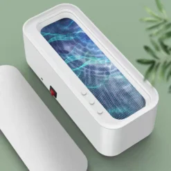 Weiß Ultraschall Schmuckreiniger, Tragbare Ultraschall Reinigungsmaschine, Kleiner Ultraschall-Reiniger Für Brillen/Uhren/Ohrringe/Ringe/Halsketten -Küchenutensilien Laden 9d33b5ac1f3ff9cabb7ae5a6e2899881