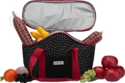 Anndora Kühltasche 20 L - Schwarz Weiß Gepunktet Isoliertasche Einkaufstasche - Snövit - Schwarz-Rot 14 Anndora Kühltasche 20 L - Schwarz Weiß Gepunktet Isoliertasche Einkaufstasche - Snövit - Schwarz-Rot -Küchenutensilien Laden 9ed0693df820dea0f314de99450d27f4