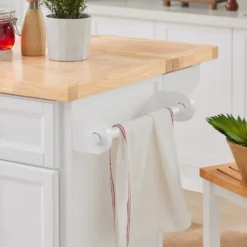 SoBuy FKW71-WN Kücheninsel Küchenwagen Mit Erweiterbarer Arbeitsplatte Küchenschrank Servierwagen Holz Weiß BHT Ca.: 115x92x46-71cm -Küchenutensilien Laden 9f8204737e3b8f643bf43166de9b3848