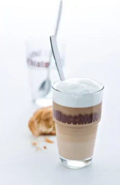 Leonardo Latte Macchiatto Becher 'Solo LM' Mit Löffel, 400ml, Ø 8,5 X 14,7cm (4er Set) -Küchenutensilien Laden a01468947f249018d98d7f91b611516a