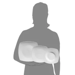 Sänger SÄNGER Porzellan Geschirrset Markant, Tafelservice 18 Teilig Für 6 Personen -Küchenutensilien Laden a147fa728c89f4c37fc2d9fa9ca994a5