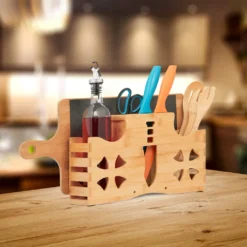 Relaxdays Besteckhalter Mit Brettchenhalterung -Küchenutensilien Laden a28420ed26026bf15b22f1d11e9baa6b