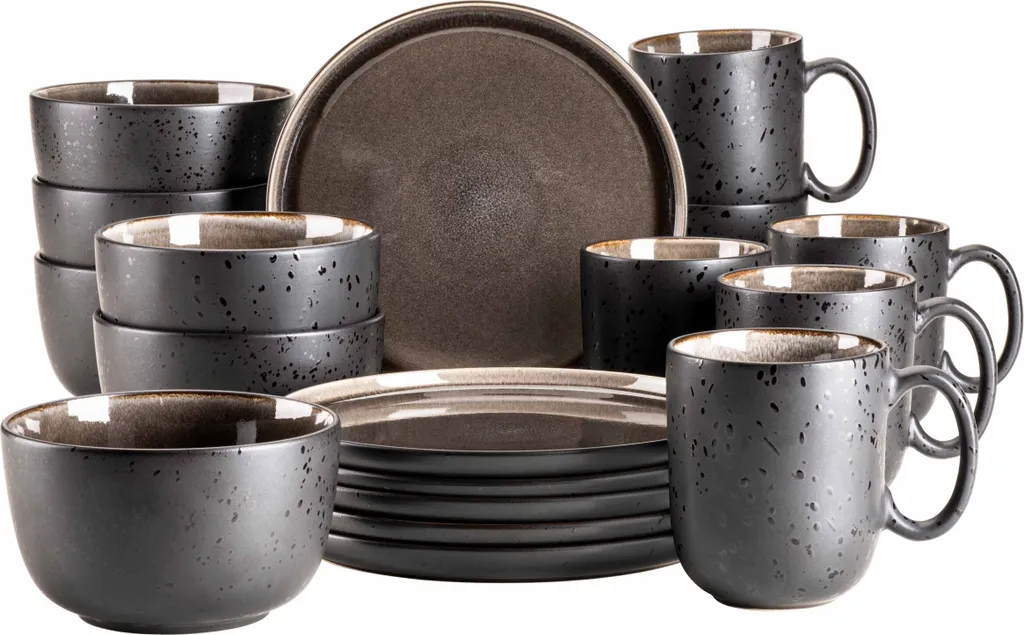 Frühstücksset, Steinzeug Frühstücksset, Steinzeug NIARA Mäser 3 Frühstücksset, Steinzeug Frühstücksset, Steinzeug NIARA Mäser