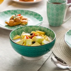 Vancasso Tafelservice Porzellan, Tulip Elegantes Geschirrset, 48 Teilig Kombiservice Mit Speiseteller, Dessertteller, Müslischalen Und Kaffeebecher Für 12 Personen -Küchenutensilien Laden a5e0594391fa36e37ea8e0167af48640