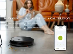 KYVOL E25 Staubsauger Roboter 2600PA Mit Ladestation, WLAN Staubsauger Mit Präzise Kartentechnologie, Bis Zu 150Min Laufzeit -Küchenutensilien Laden a7ed9b4a0cbc9b7507edbce4d7fd8d56