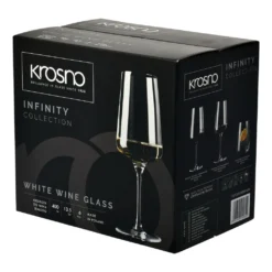KROSNO Infinity Weißweingläser, 6er-Set, 400 Ml -Küchenutensilien Laden a93c6eed7fc98c703b6b18c0a5c53cee